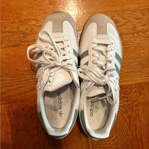 Adidas samba in sage green